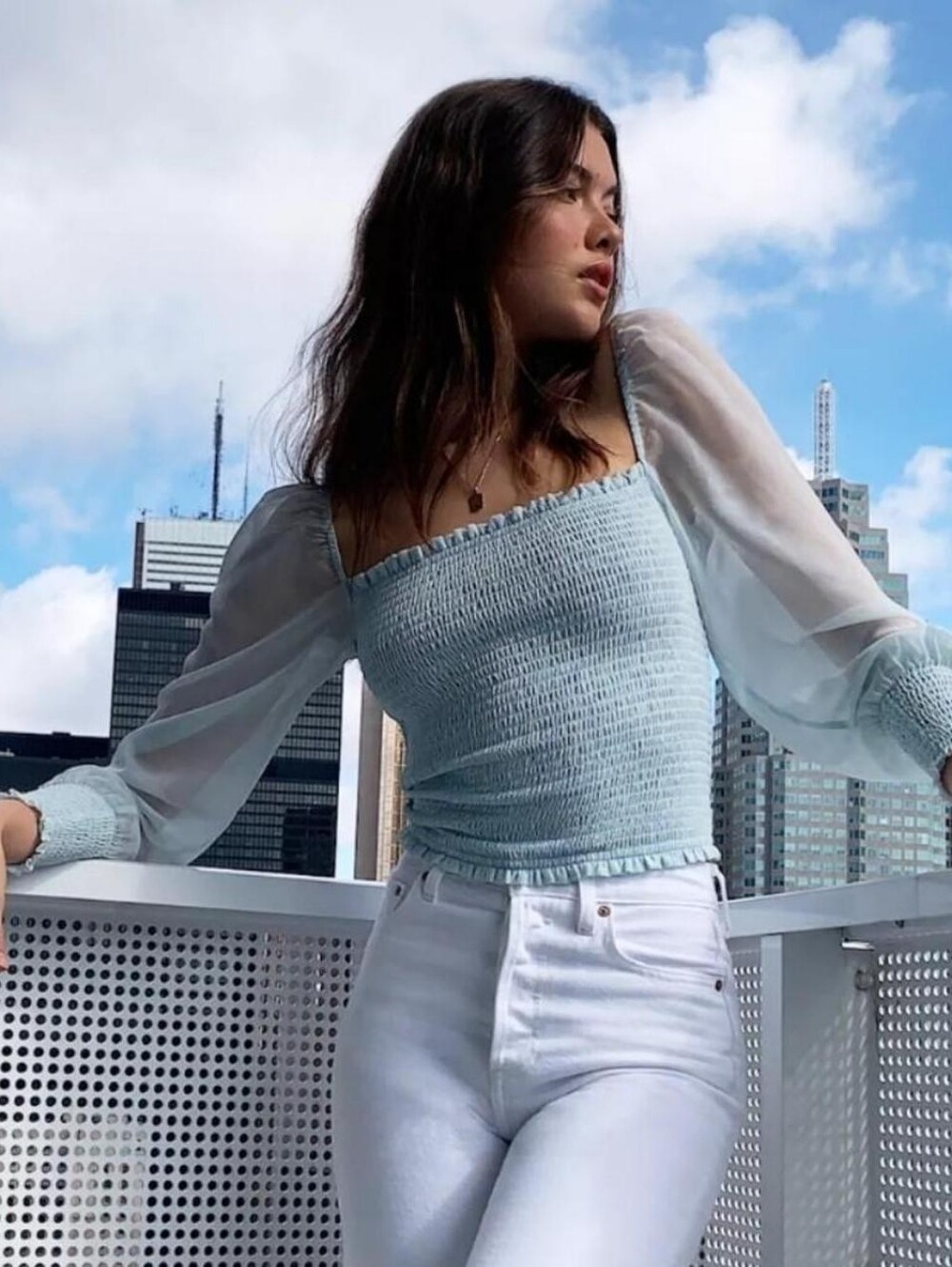 aritzia x Wilfred sega blouse